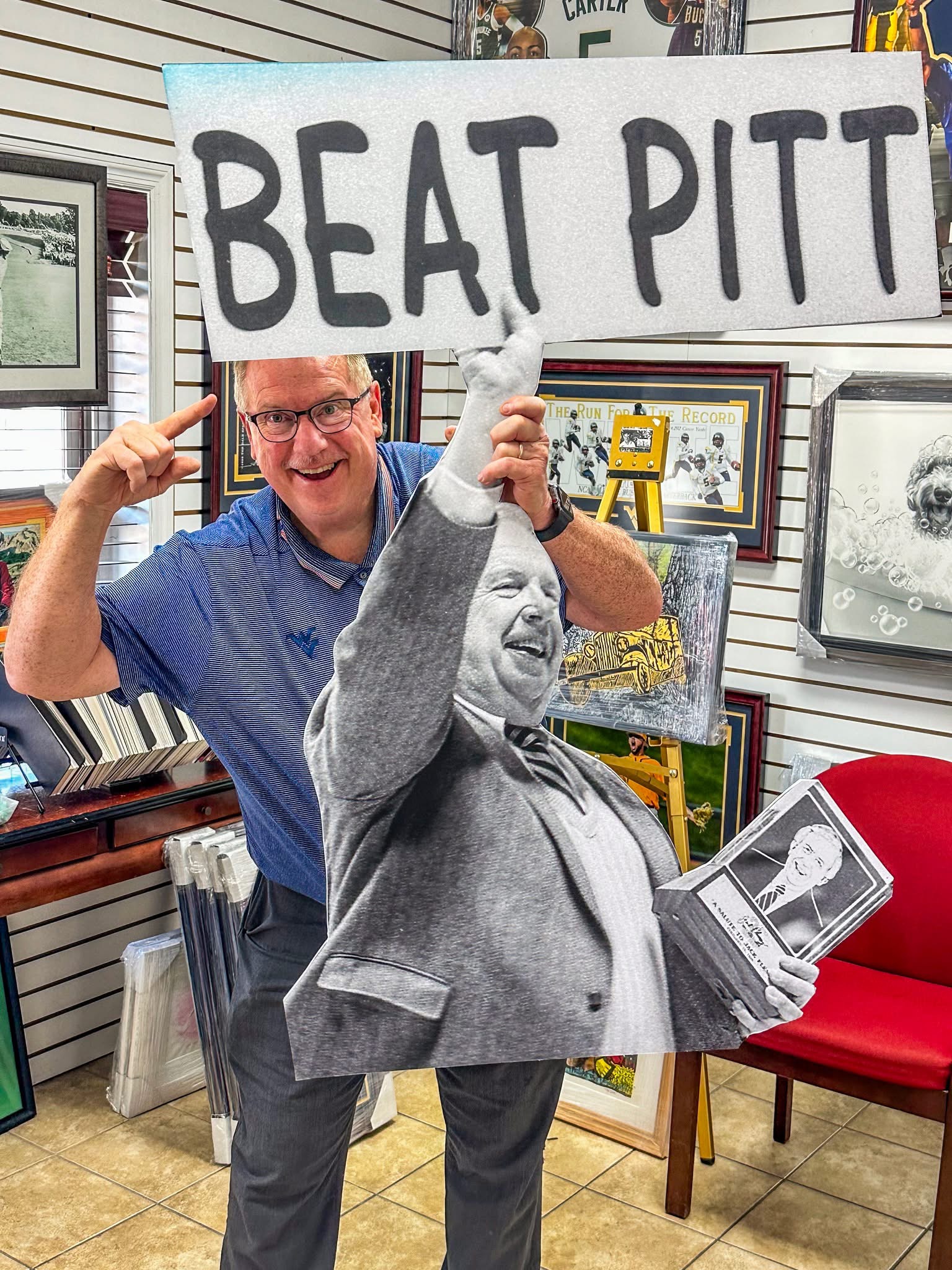 Portrait of photographer Dale Sparks in the studio