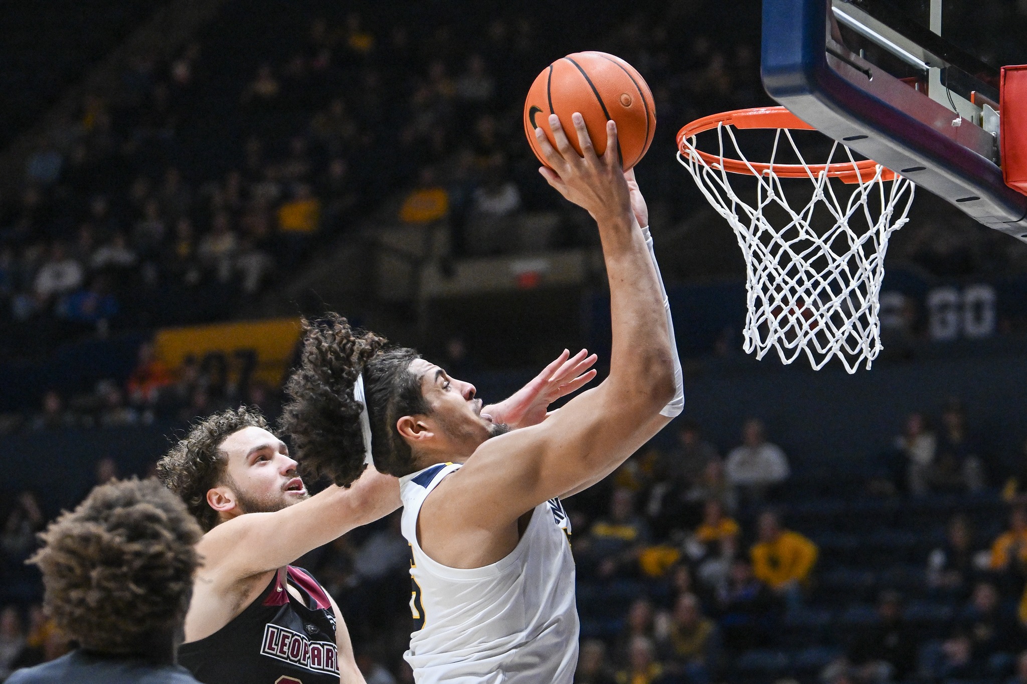 Basketball action photograph